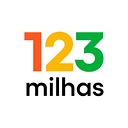123 Milhas logo