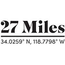 27 Miles logo