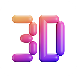 3D Icons logo