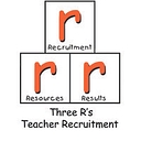Three R's Teacher Recruitment logo
