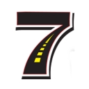 7 Hills Striping logo