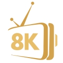 8k live tv logo