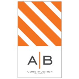 A & B Construction logo