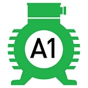 A1 Electric Motors logo