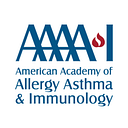 THE AMERICAN ACADEMY OF ALLERGY ASTHMA logo