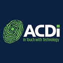 American Computer Development, Inc. (Acdi) "In Touch With Technology" logo