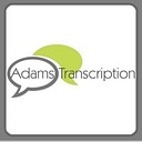 Adams Transcription logo