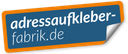 adressaufkleber logo