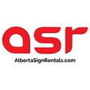 Alberta Sign Rentals logo