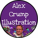 Alex Crump Illustration logo