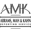 Abrams, Mah & Kahn Reporting Service logo