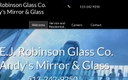 E.J. Robinson Glass logo