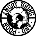 Logo for angryyoungandpoor.com
