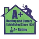 A Plus Roofing and Gutters logo