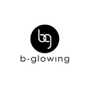 B Glowing logo