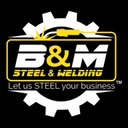 B & M Steel & Welding logo