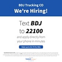 Bdj Trucking Co. logo