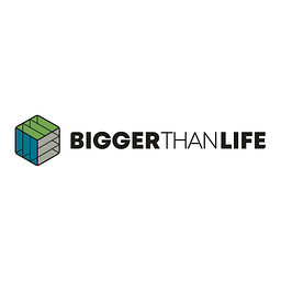 BIGGER THAN LIFE ADVERTISING INC. logo