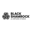 Black Shamrock   A Virtuos Studio logo