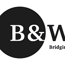Black & White Bridging logo