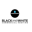 Black And White Commercial Roofing logo