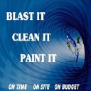 Blast It Clean It Paint It logo
