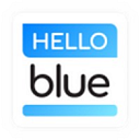 Blue Social logo