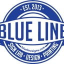 Blue Line Signs logo