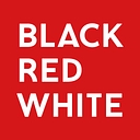 Black Red White logo