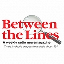 Between The Lines Radio Newsmagazine/Squeaky Wheel Productions logo