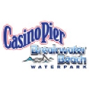 Casino Pier And Breakwater Beach logo