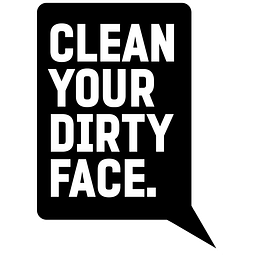 Clean Your Dirty Face logo