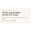 comedogenic-checker.com logo