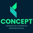 Concept desenvolvimento empresarial logo