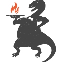 Dinosaur Bar B Que logo