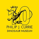 Philip J. Currie Dinosaur Museum logo