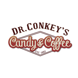 Dr Conkey's Candy & Coffee logo