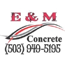 E&M Concrete logo