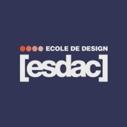 Logo ESDAC, école de Design, Arts Appliqués et Communication