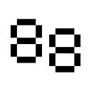 Eighty Eight Pixels logo