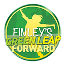 FINLEYS GREEN LEAP FORWARD logo