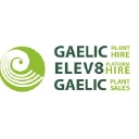 Gaelic Plant Hire & Elev8 Platform Hire logo