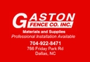 Gaston Fence Company logo