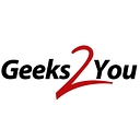 Geeks 2 You logo