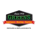 Greens Appliance, Heating & Cooling logo