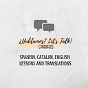 ¿Hablamos? Let's Talk! logo