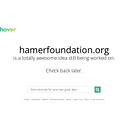The Hamer Foundation logo