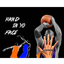 Hand In Yo Face Basketball Product logo