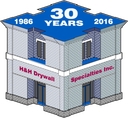 H&H Drywall Specialties logo