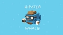 Hipster Whale logo